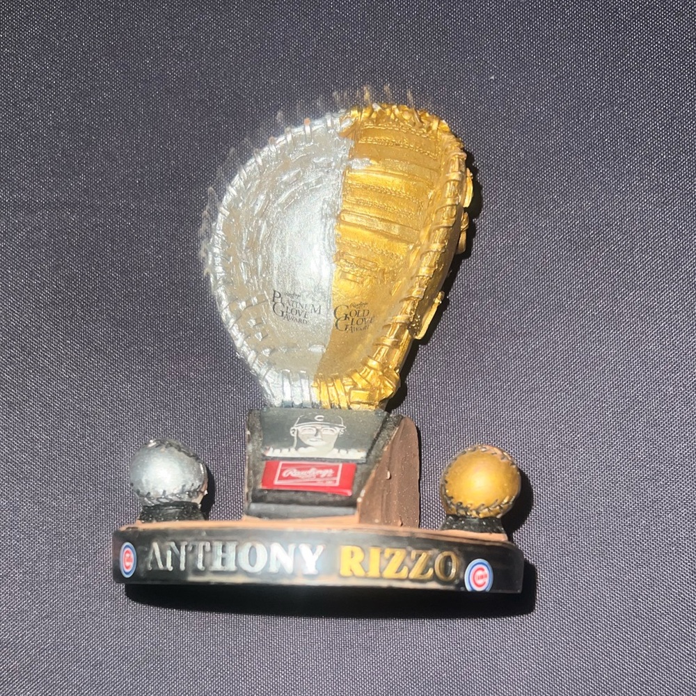 Anthony Rizzo cubs mit. 👍🏾 addition to ur man cave, office desk, or otherwise!